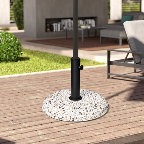 Crestlive Products Heavy Duty Round Base Stand for Outdoor Patio Market Umbrella