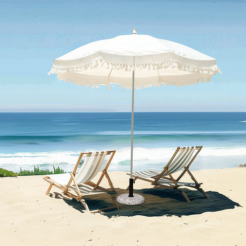 Crestlive Products Heavy Duty Round Base Stand for Outdoor Patio Market Umbrella