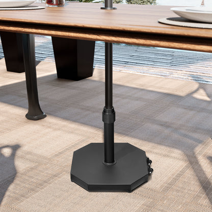 Crestlive Products 40 Lb. Cement Patio Market Umbrella Base With Wheels