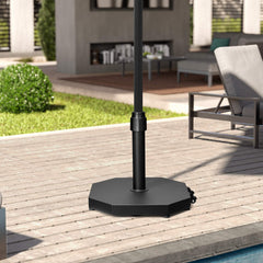 40 lbs Cement Market Umbrella Base with Wheels