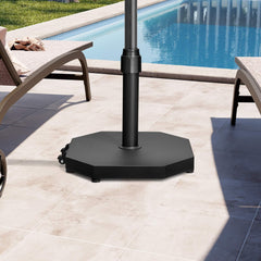 40 lbs Cement Market Umbrella Base with Wheels