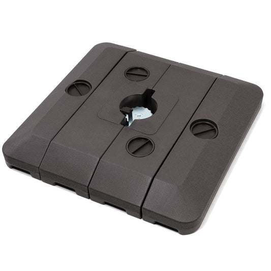 Crestlive Products Outdoor Patio 4 Piece Square Offset Umbrella Base
