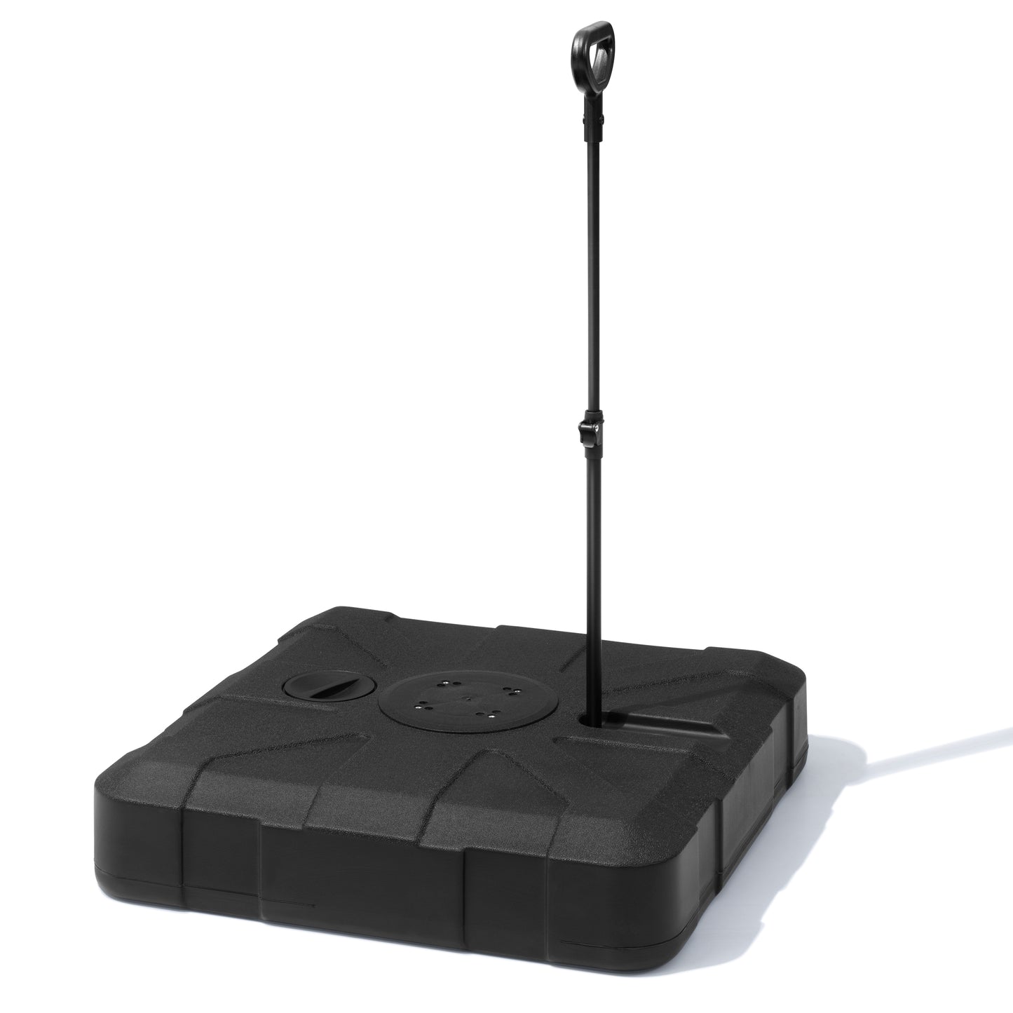 Crestlive Products Heavy Duty Fillable Patio Umbrella Base Stand with Wheels 33.5 x 33.5 inch